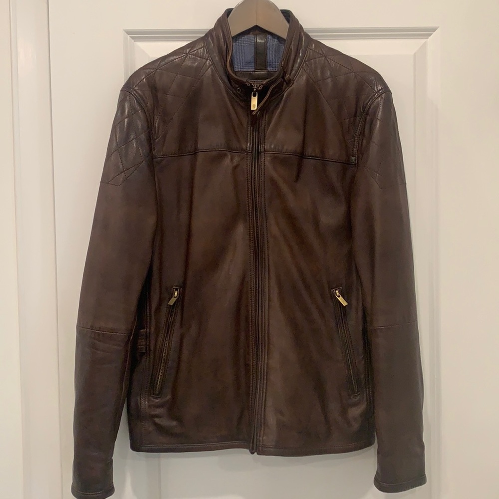 Men’s Brown Nappa Leather Jacket